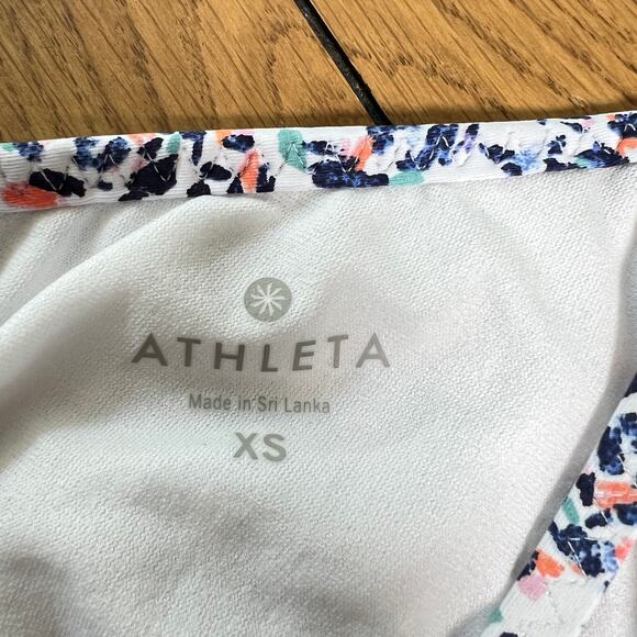 ATHLETA Barbados Delicate Floral Bikini Swimsuit Top Womens XS - Picture 5 of 7